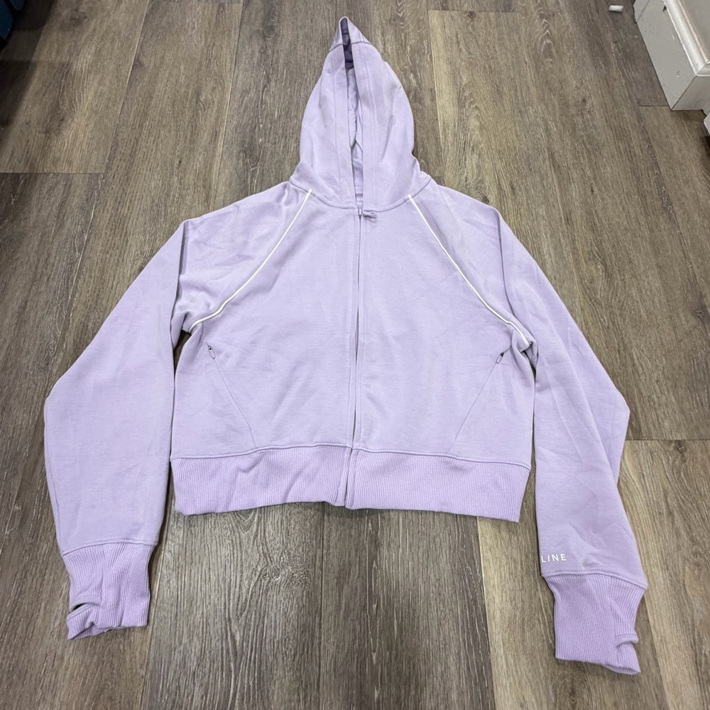 aerie Offline Lilac Full-Zip Hoodie